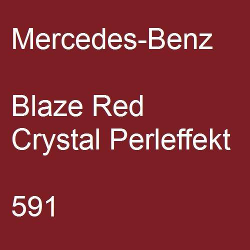 Mercedes-Benz, Blaze Red Crystal Perleffekt, 591.